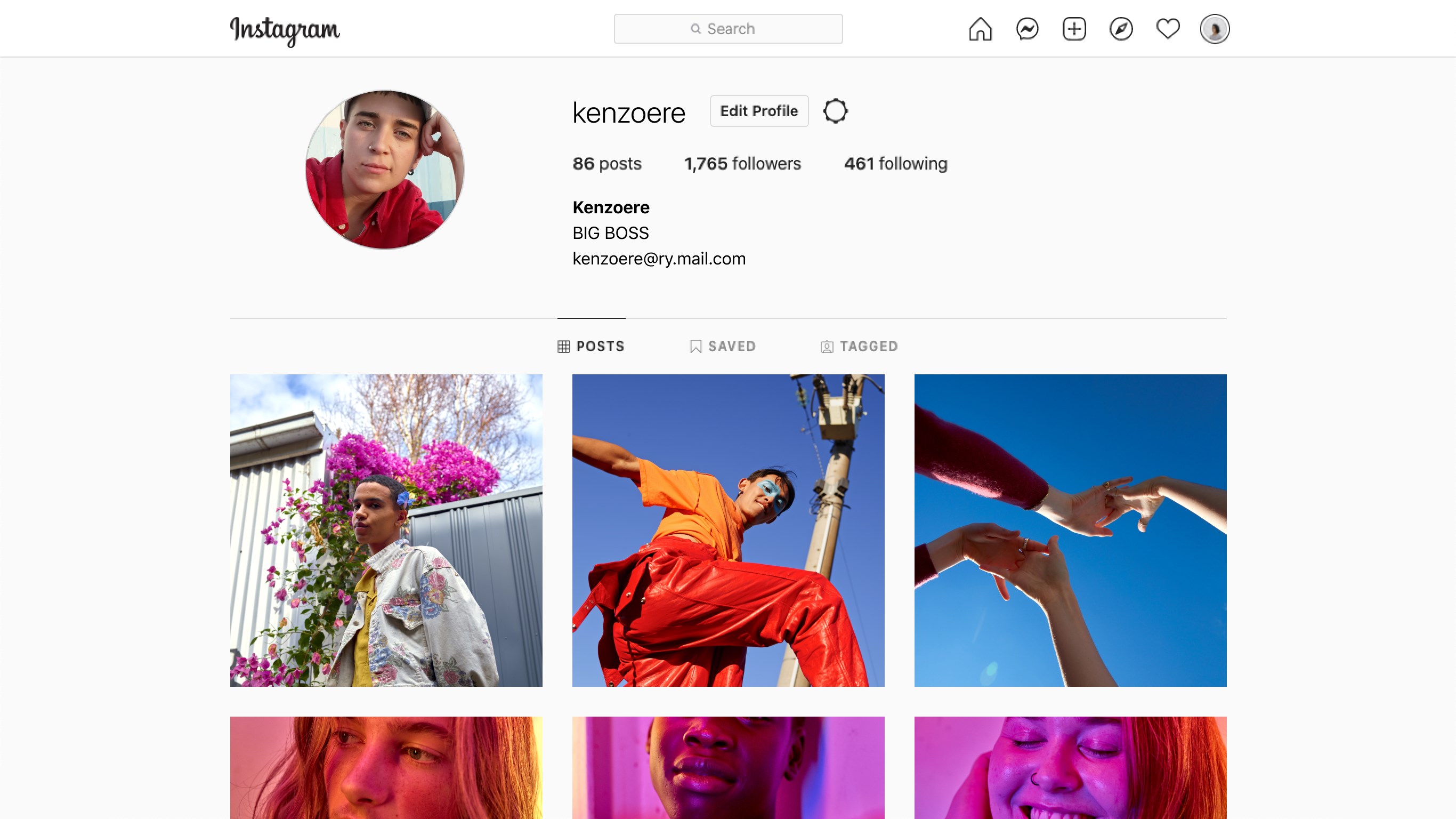 Instagram screenshot