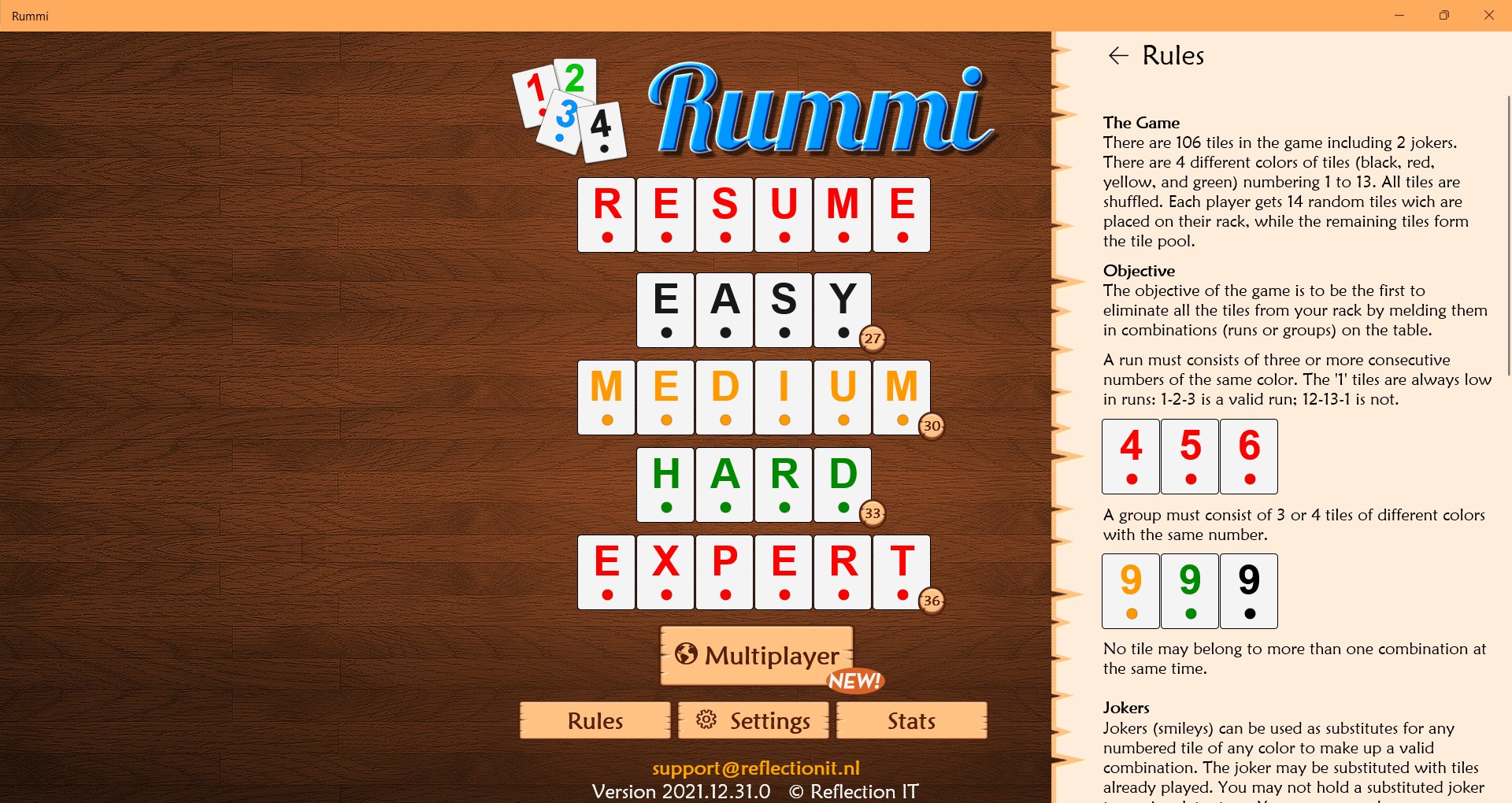 Captura de pantalla de Rummi