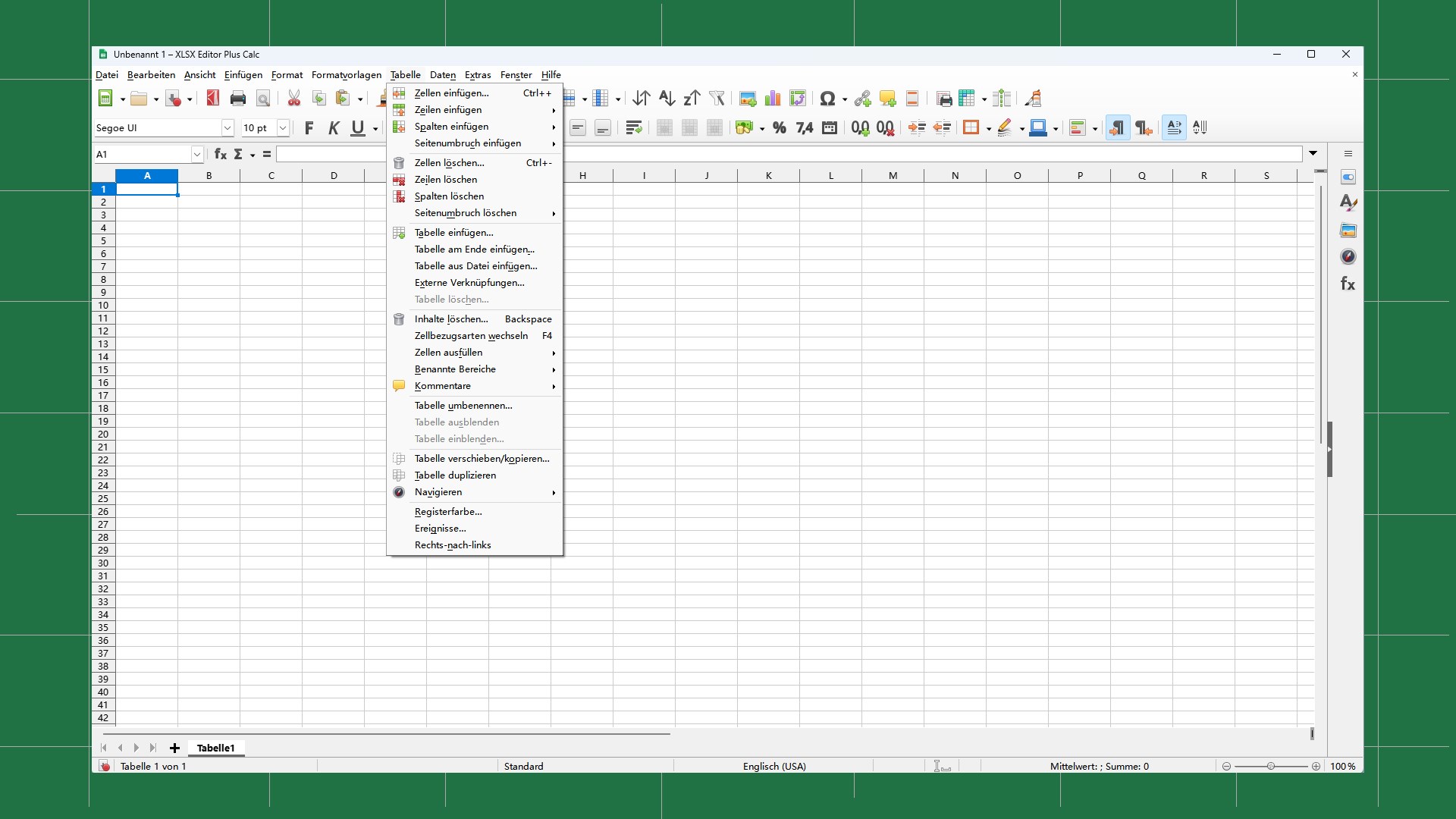 XLSX Editor PLUS Screenshot