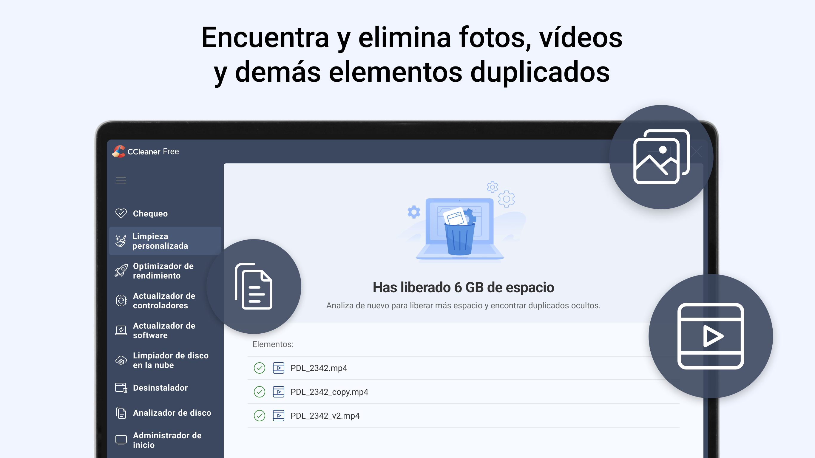 Captura de pantalla de CCleaner