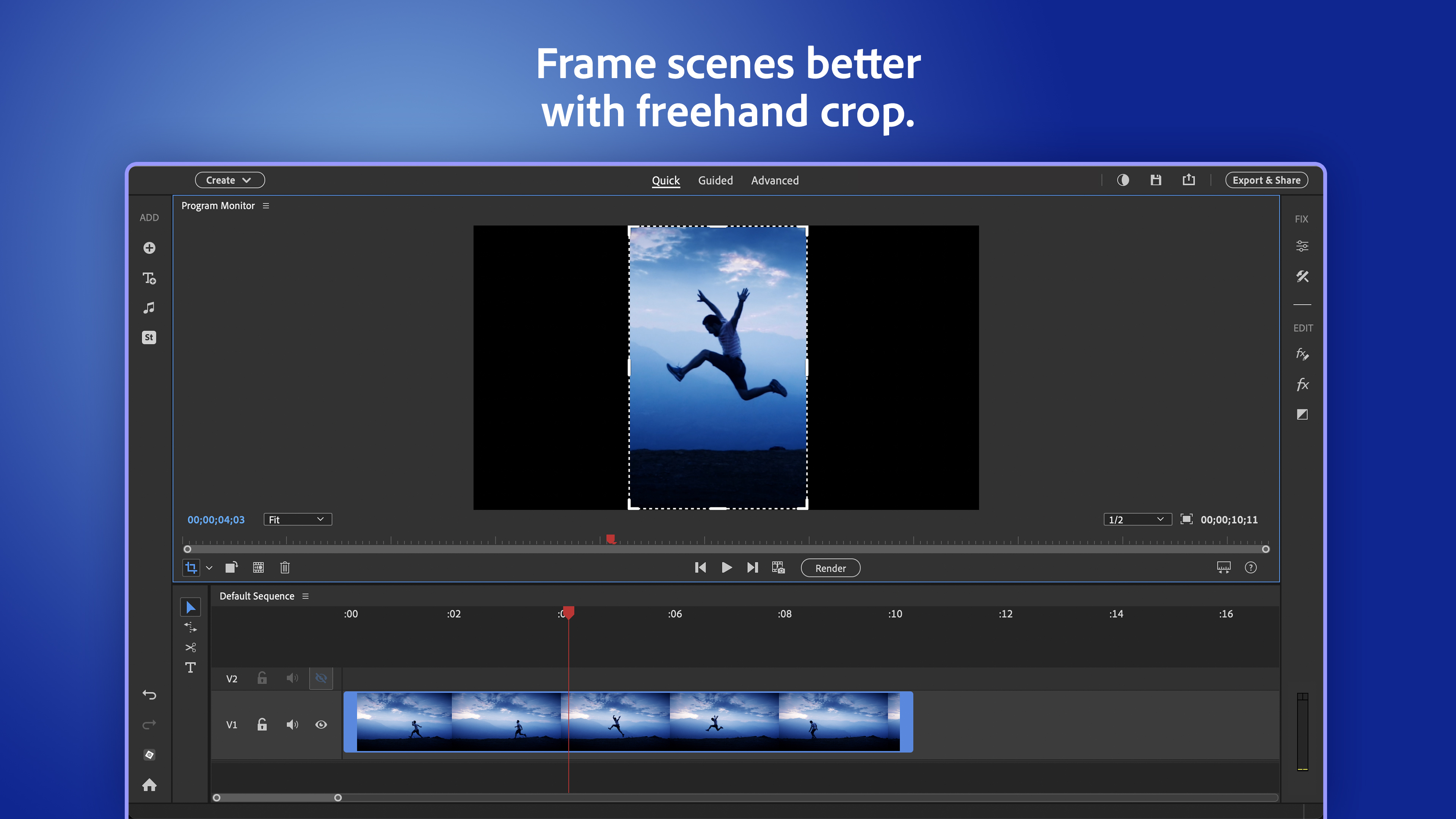 Adobe Premiere Elements 2026 screenshot