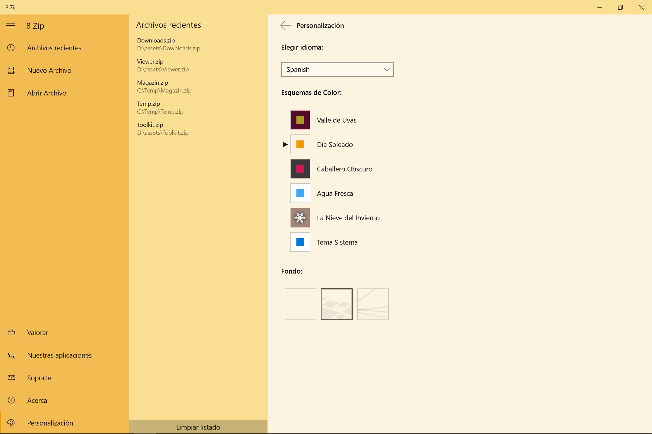 Captura de pantalla de 8 Zip Pro - advanced archiver. Create, unpack and encrypt.