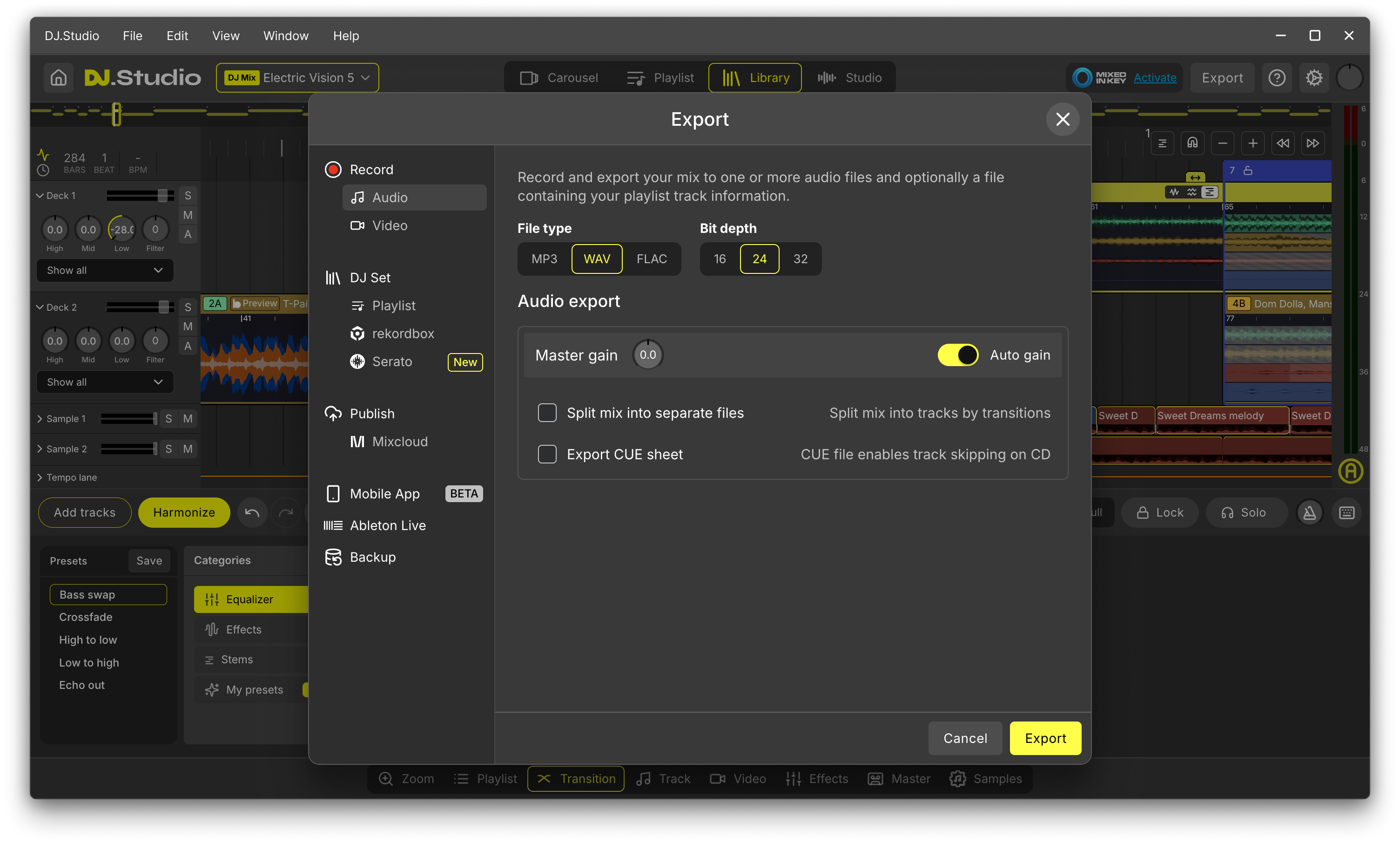 DJ.Studio Desktop Screenshot