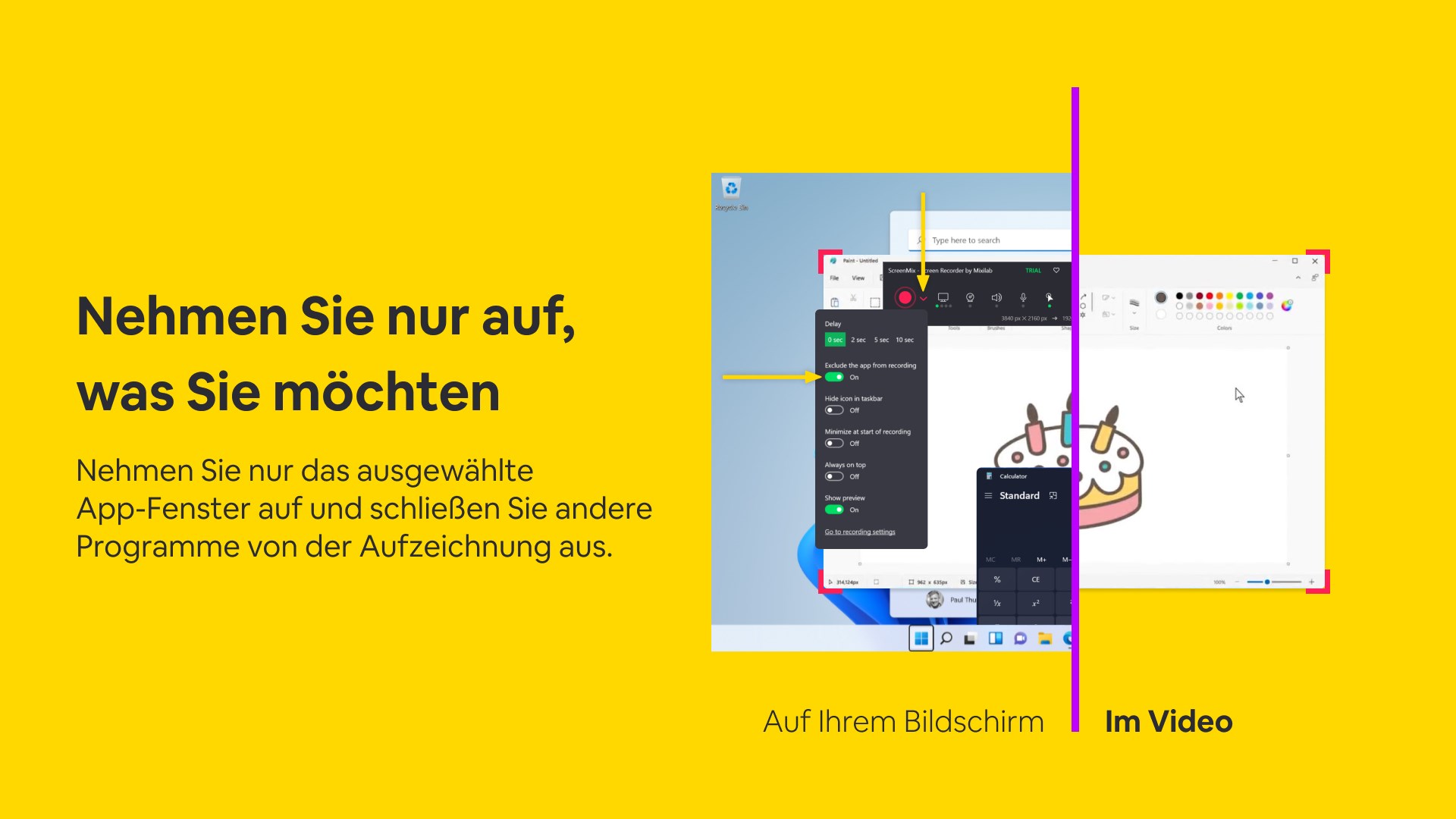ScreenMix - Bildschirm-Recorder Screenshot