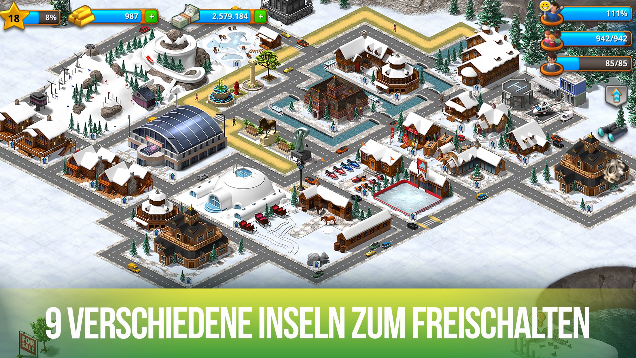 City Island: Paradise Sim Screenshot