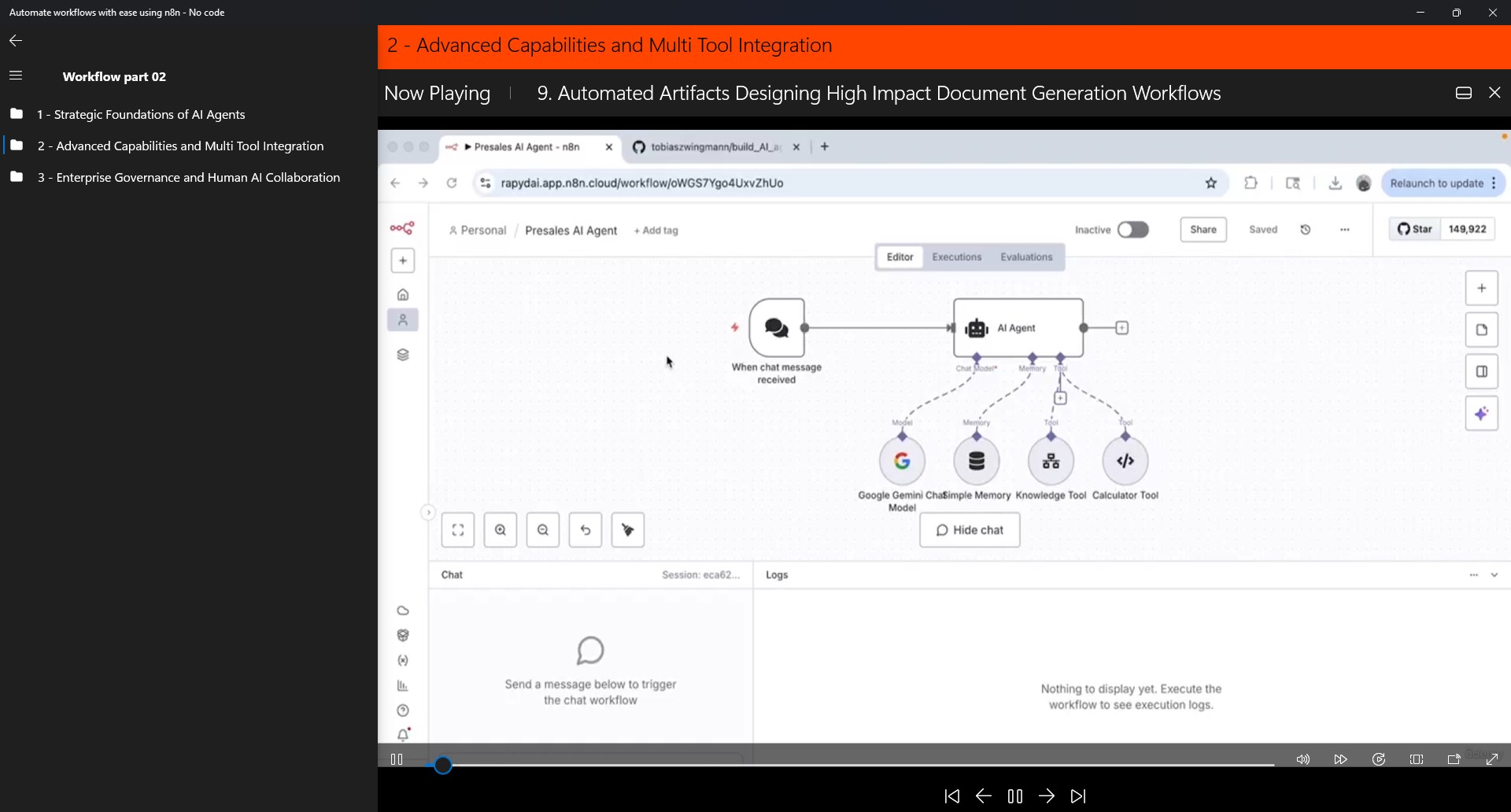 Automate workflows with ease using n8n - No code screenshot