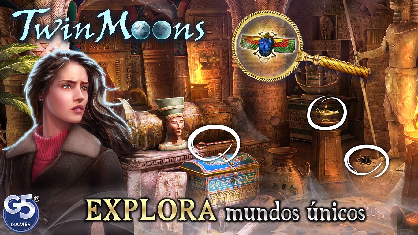 Captura de pantalla de Twin Moons: Juego de buscar objetos