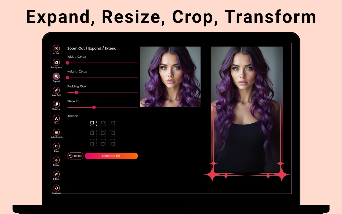 Tangra AI Photo Editor Screenshot