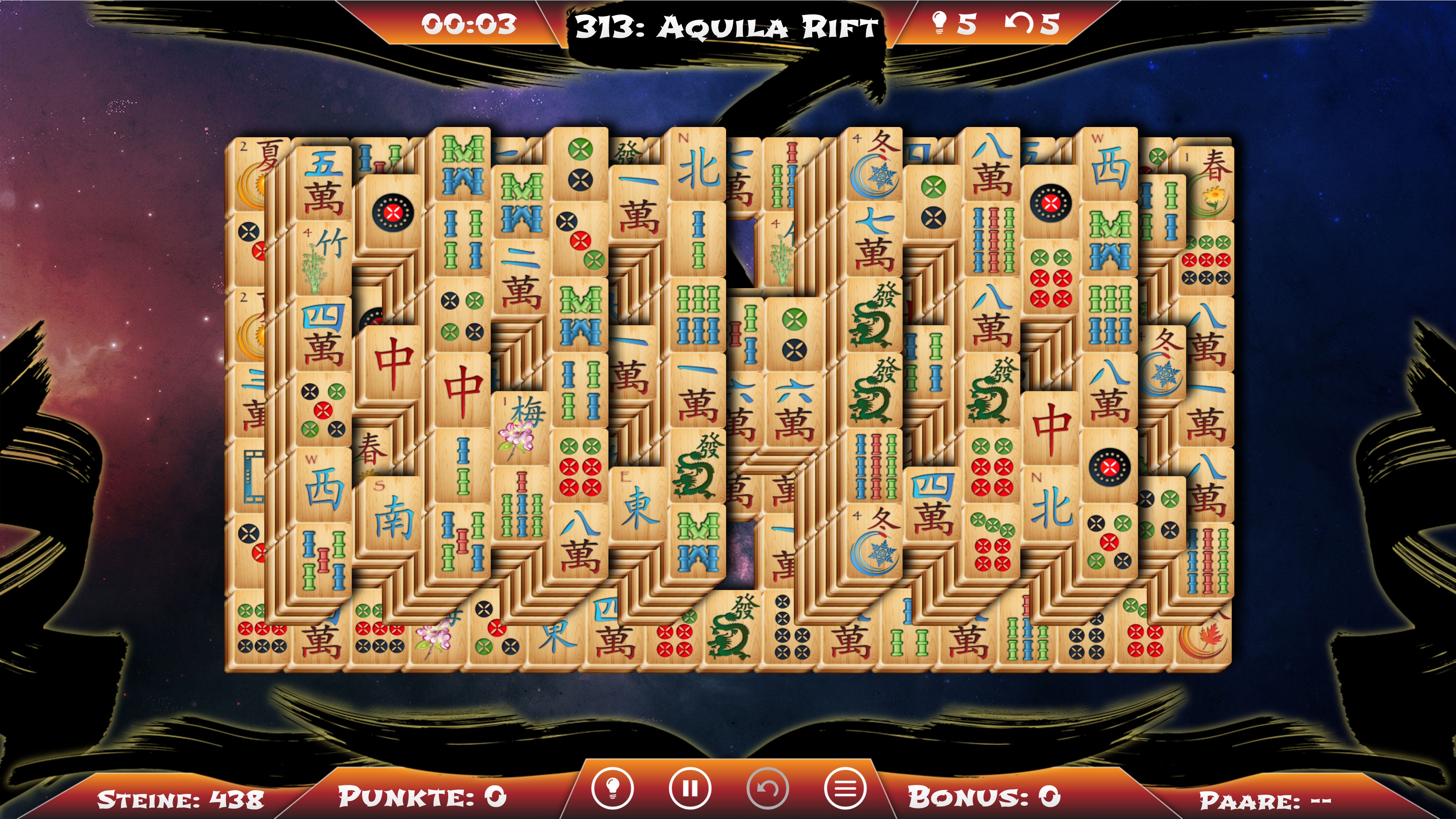 Mahjong Solitaire Screenshot