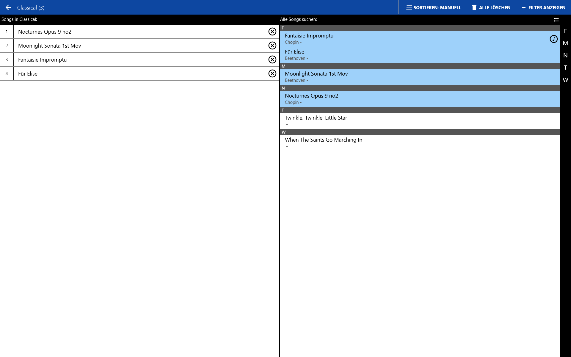 MobileSheets Screenshot