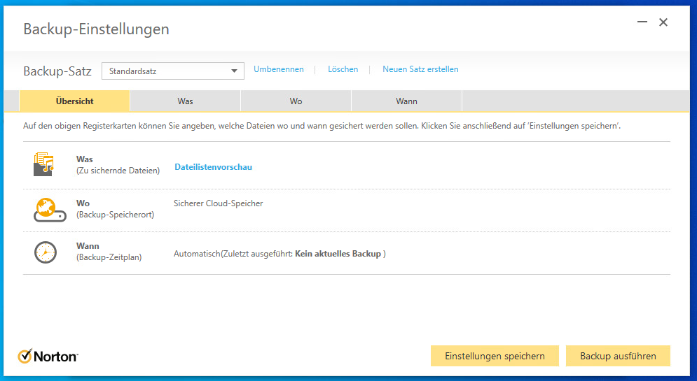 Norton 360 Screenshot