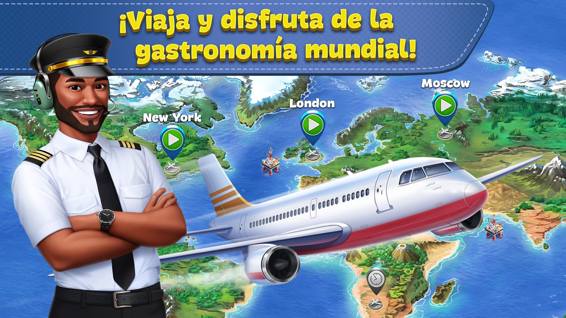 Captura de pantalla de Airplane Chefs - Cooking Game