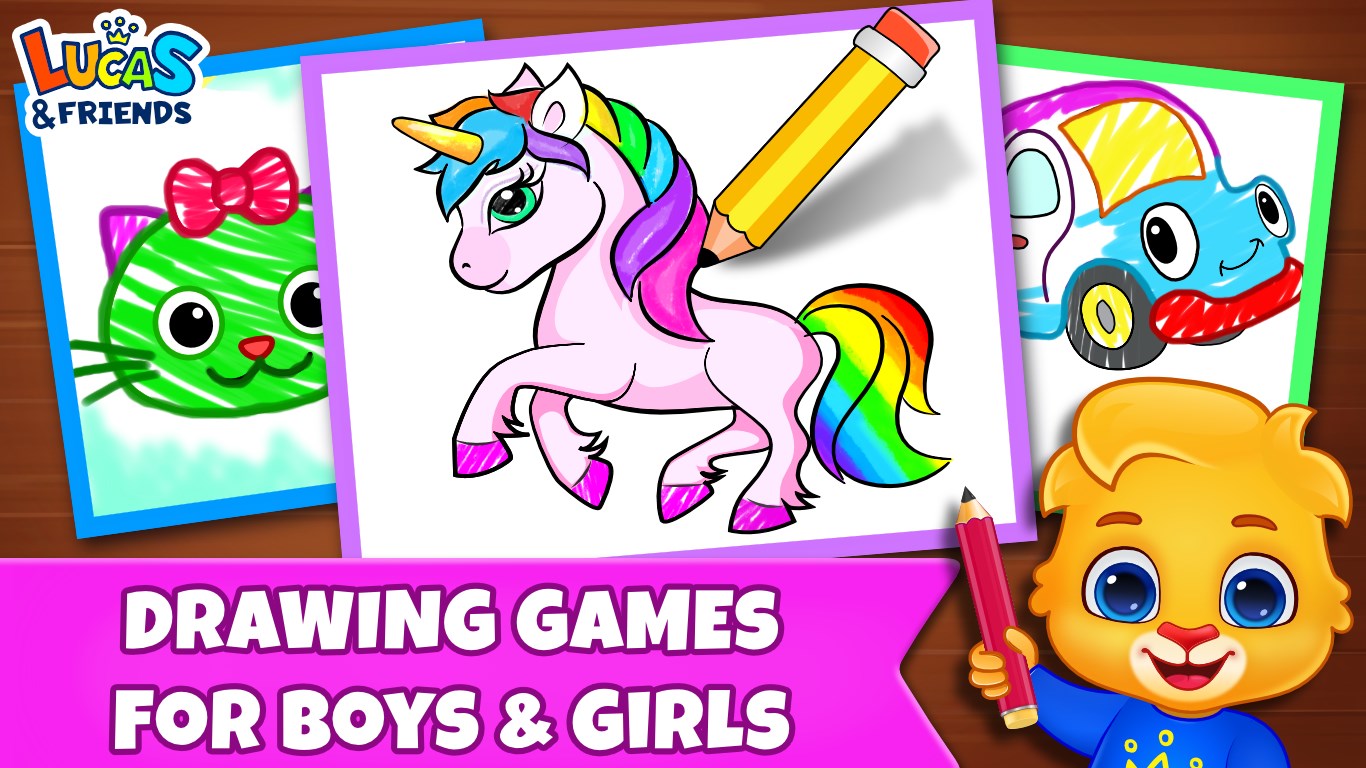 Drawing Games: Draw & Color For Kids screenshot