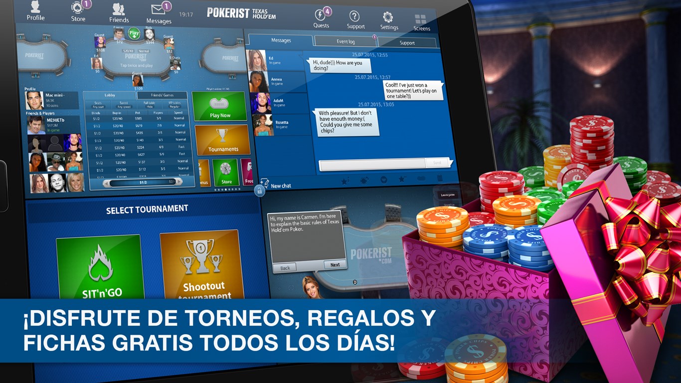 Captura de pantalla de Pokerist Texas Poker
