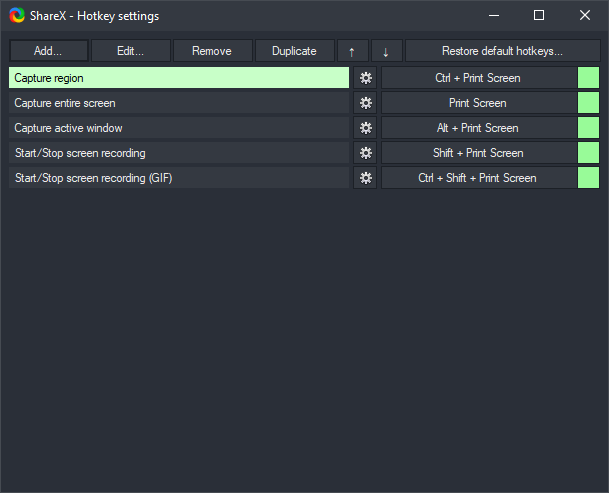 ShareX screenshot