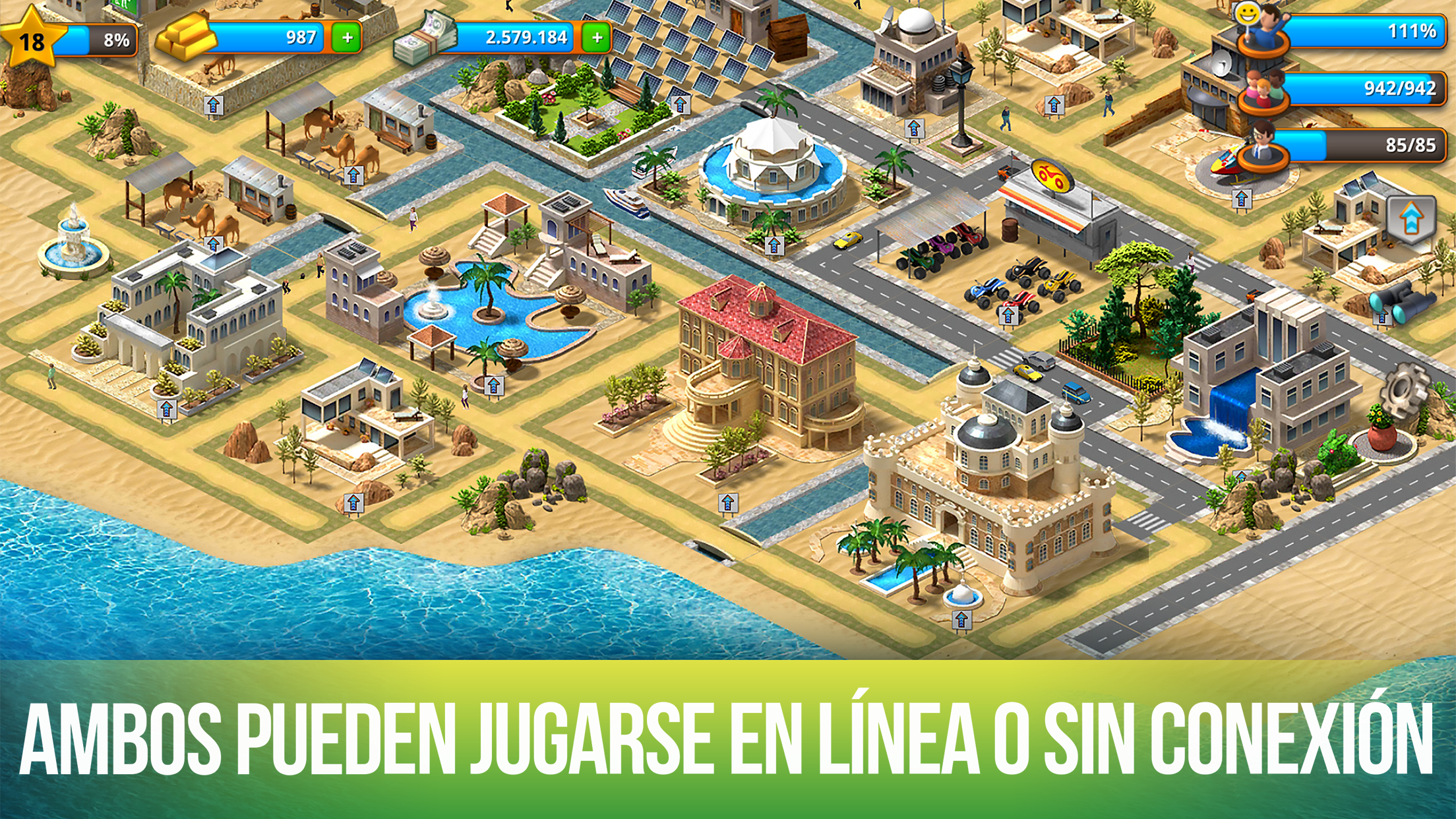 Captura de pantalla de City Island: Paradise Sim