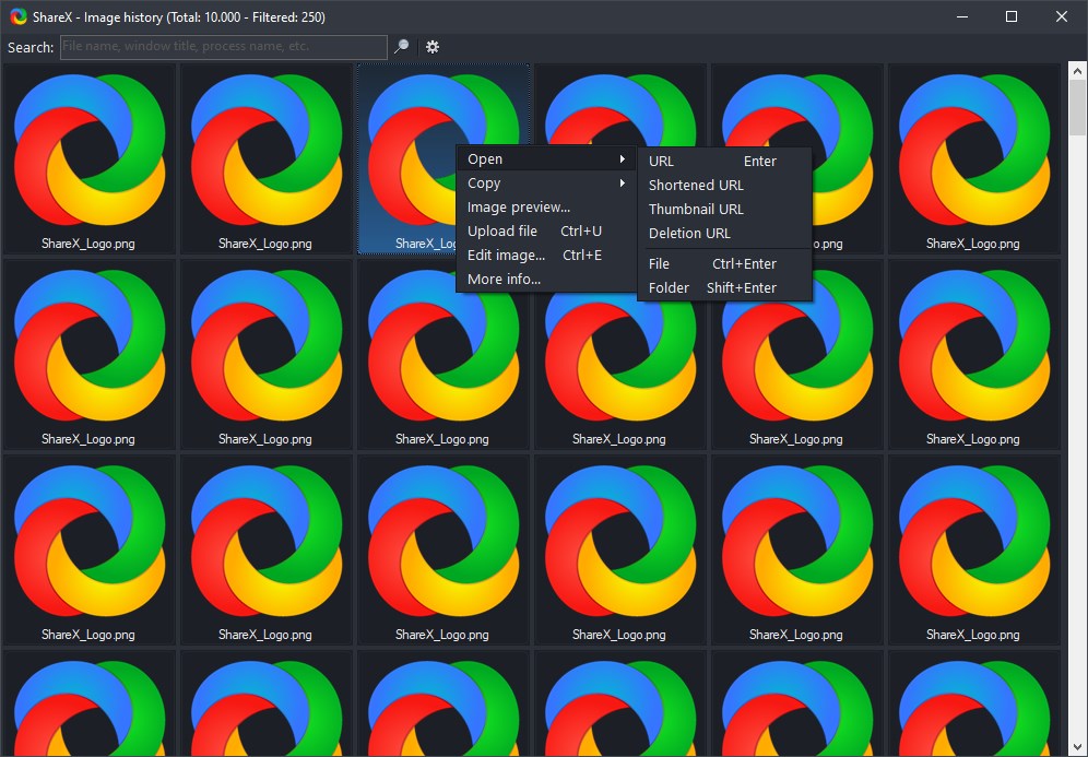 ShareX screenshot