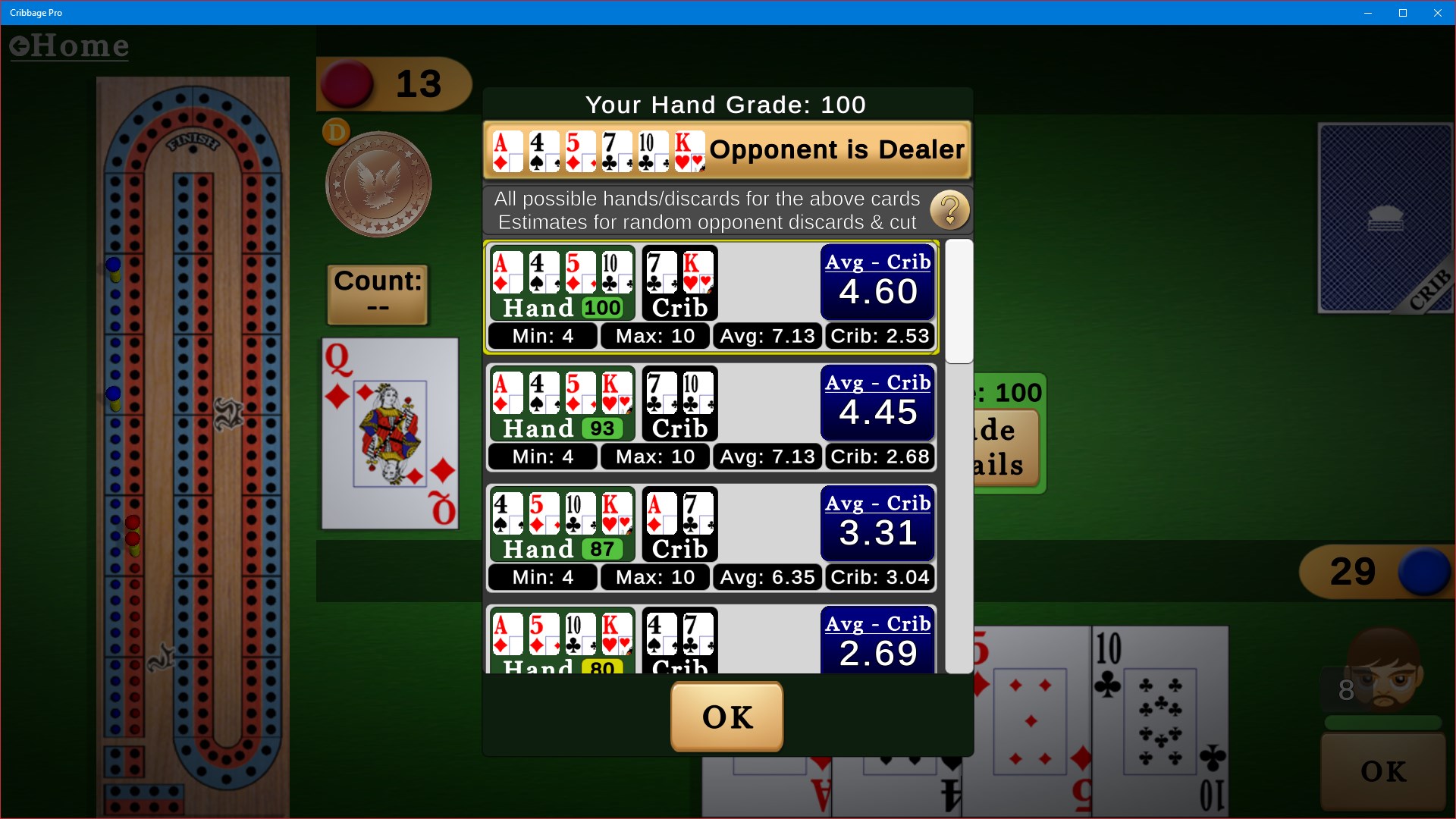 Cribbage Pro screenshot