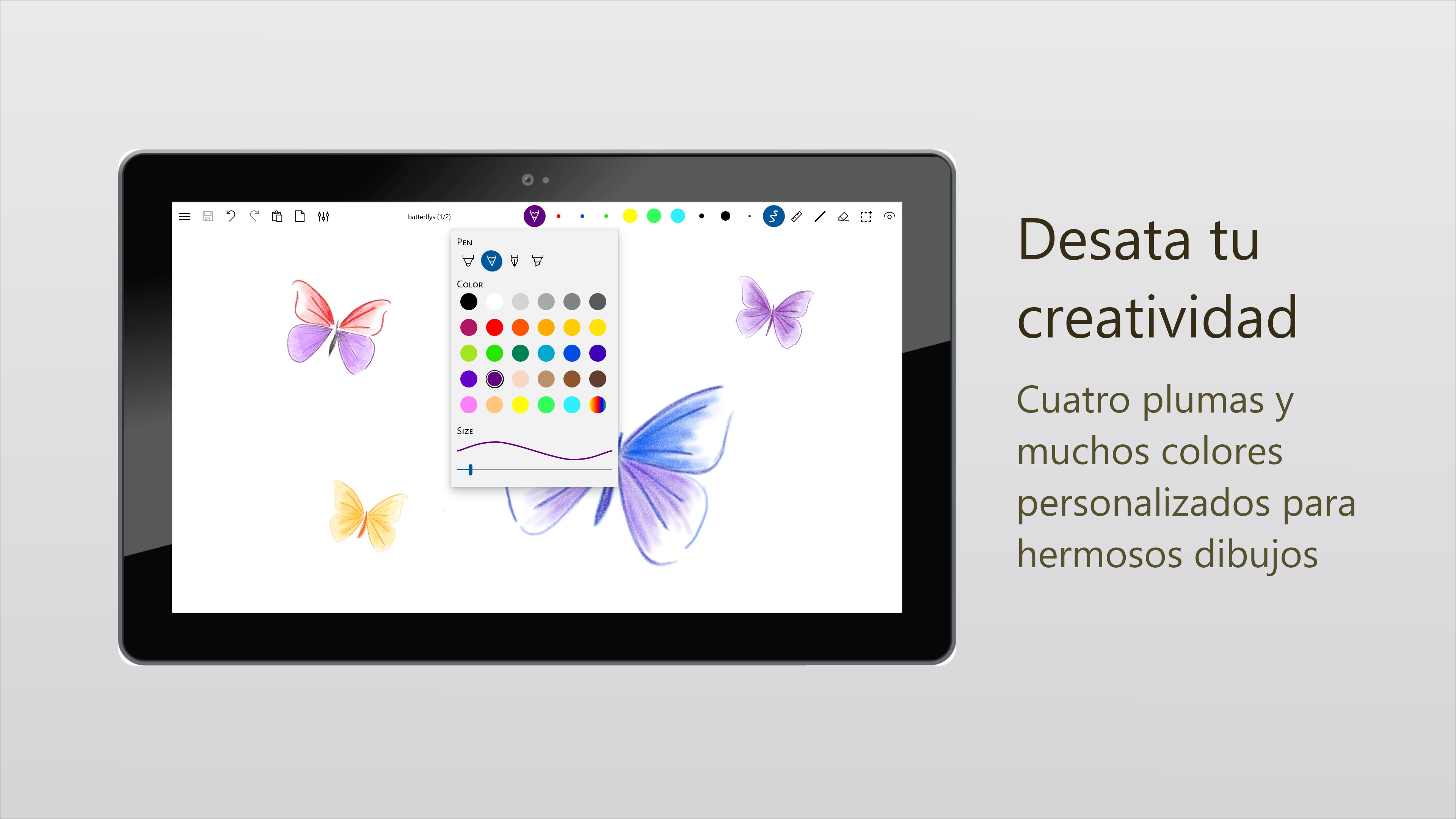 Captura de pantalla de Scrble Ink
