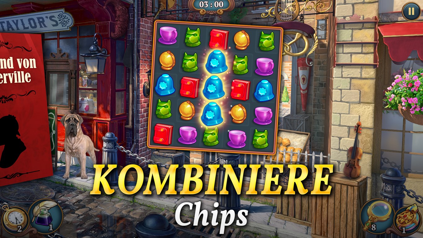 Sherlock: Wimmelbildspiele und Detektiv 3-Gewinnt Screenshot