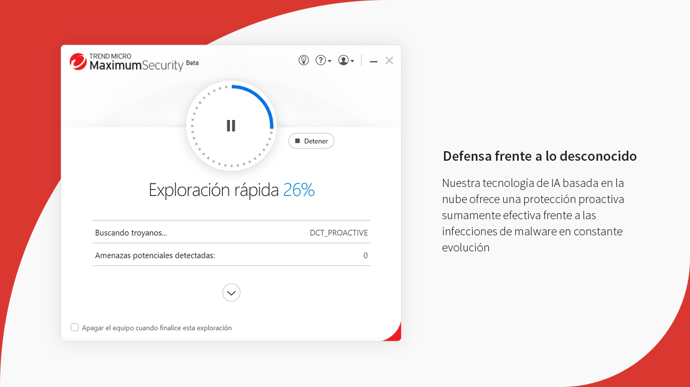Captura de pantalla de Trend Micro Internet Security