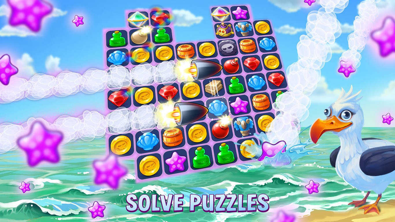 Pirates & Pearls: Match, build & design screenshot