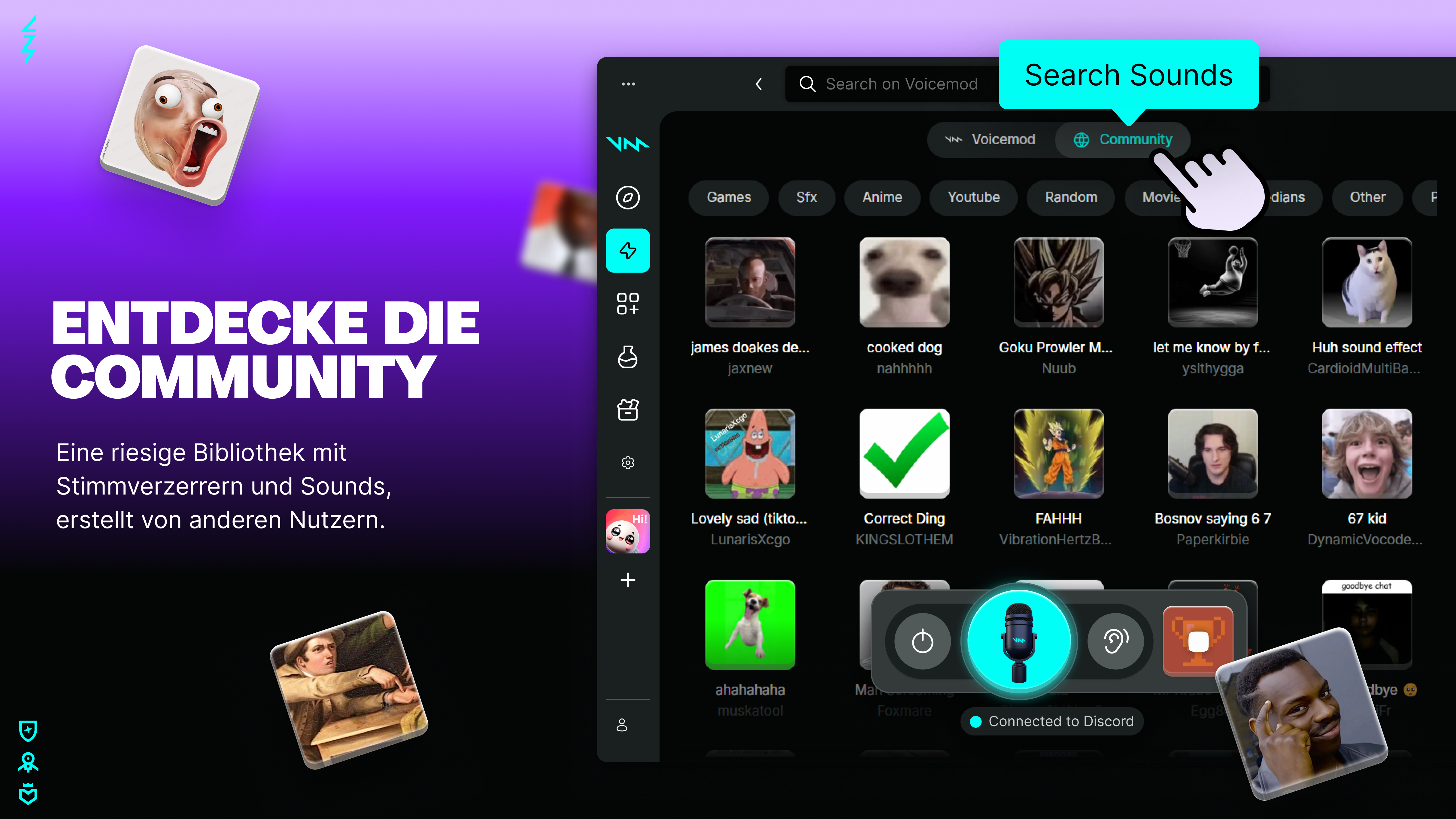 Voicemod – Real Time Voice Changer & Soundboard Screenshot