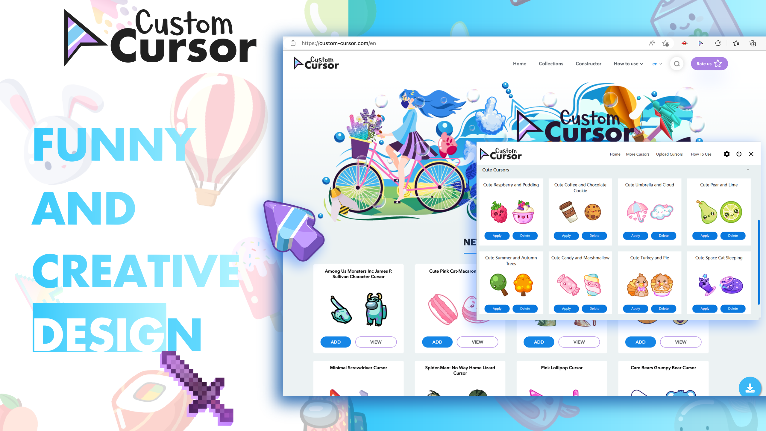 Captura de pantalla de Custom Cursor