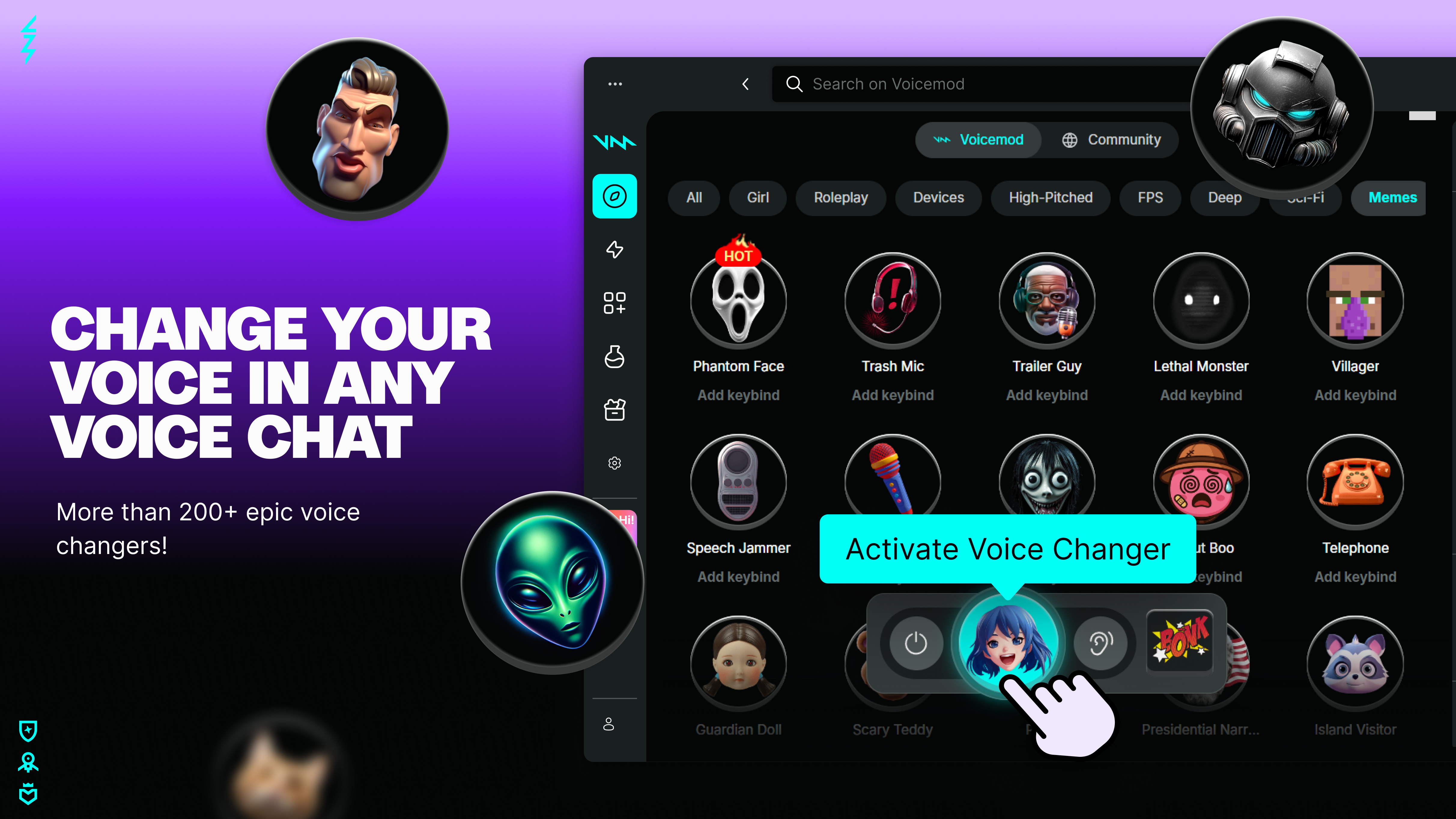 Voicemod screenshot