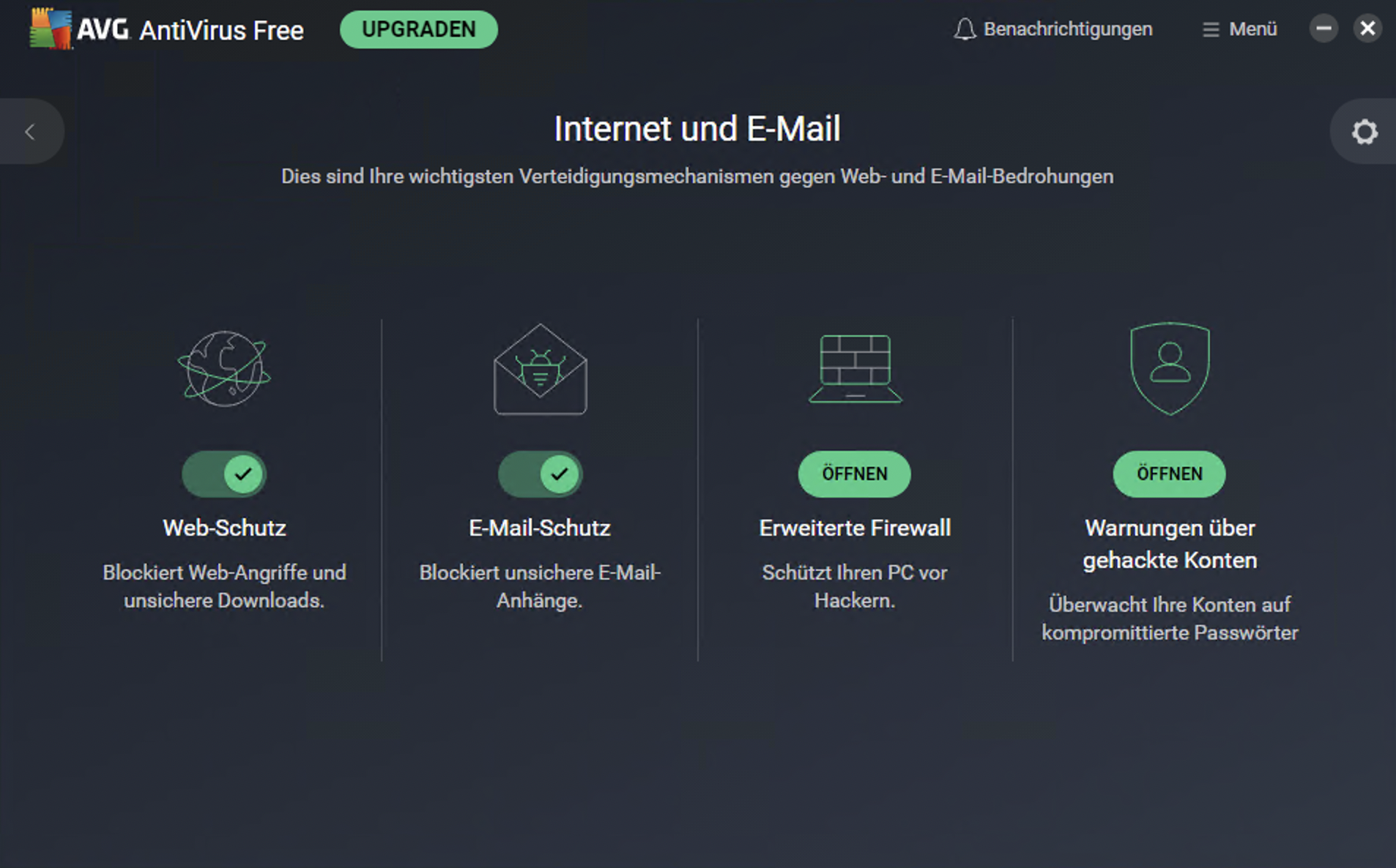 AVG AntiVirus Free Screenshot