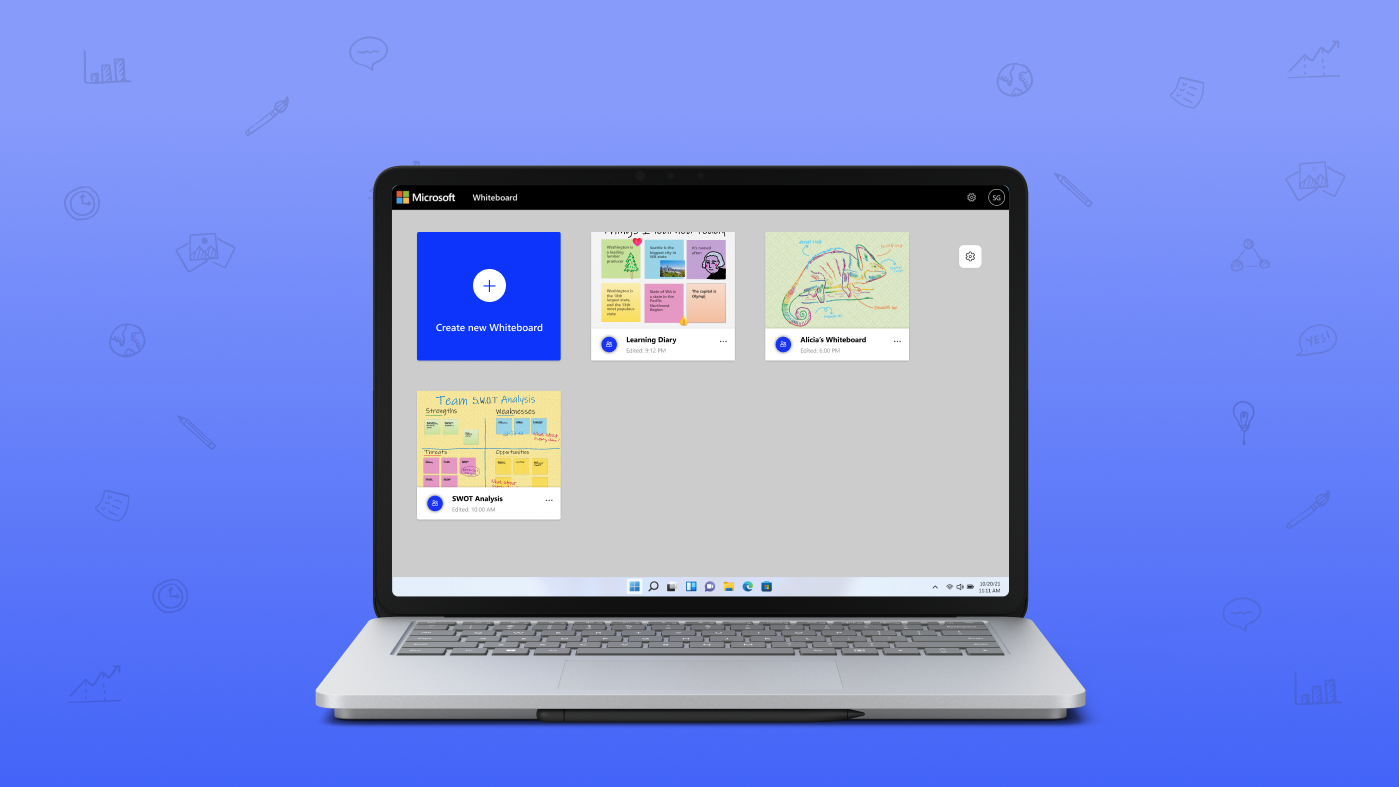 Microsoft Whiteboard Screenshot