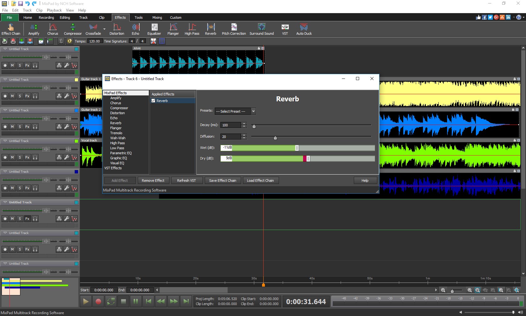 MixPad screenshot