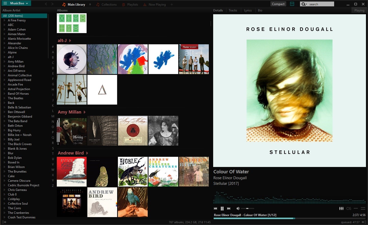 MusicBee screenshot