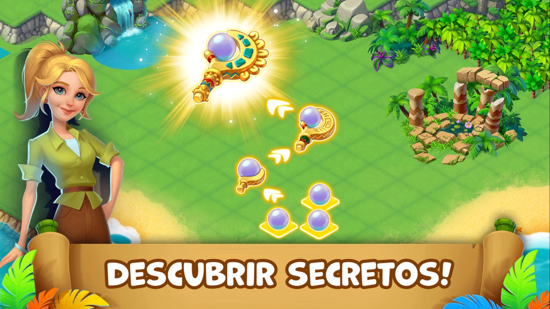 Captura de pantalla de Tropical Merge