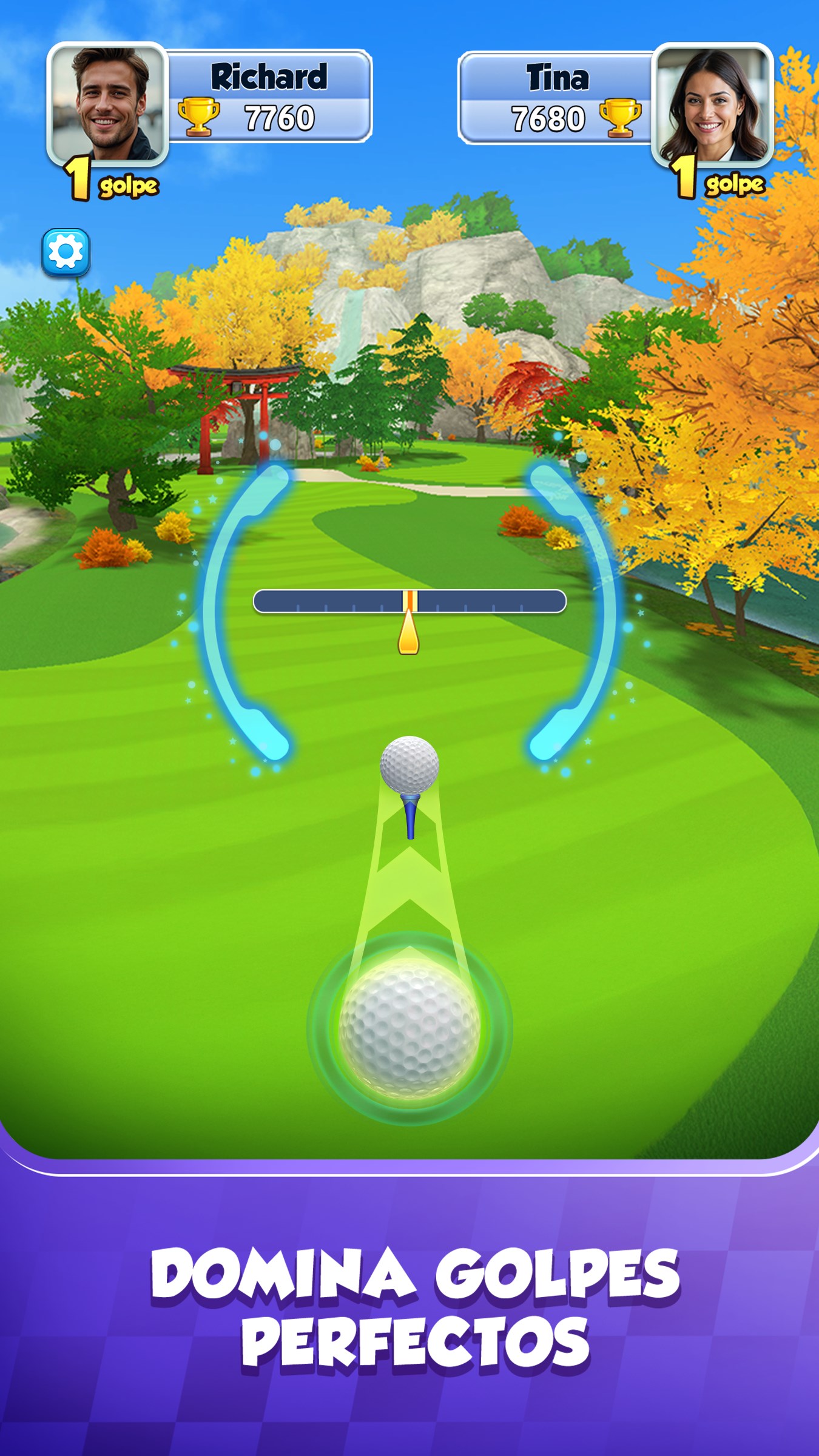 Captura de pantalla de Golf Rival - Juego multijugador