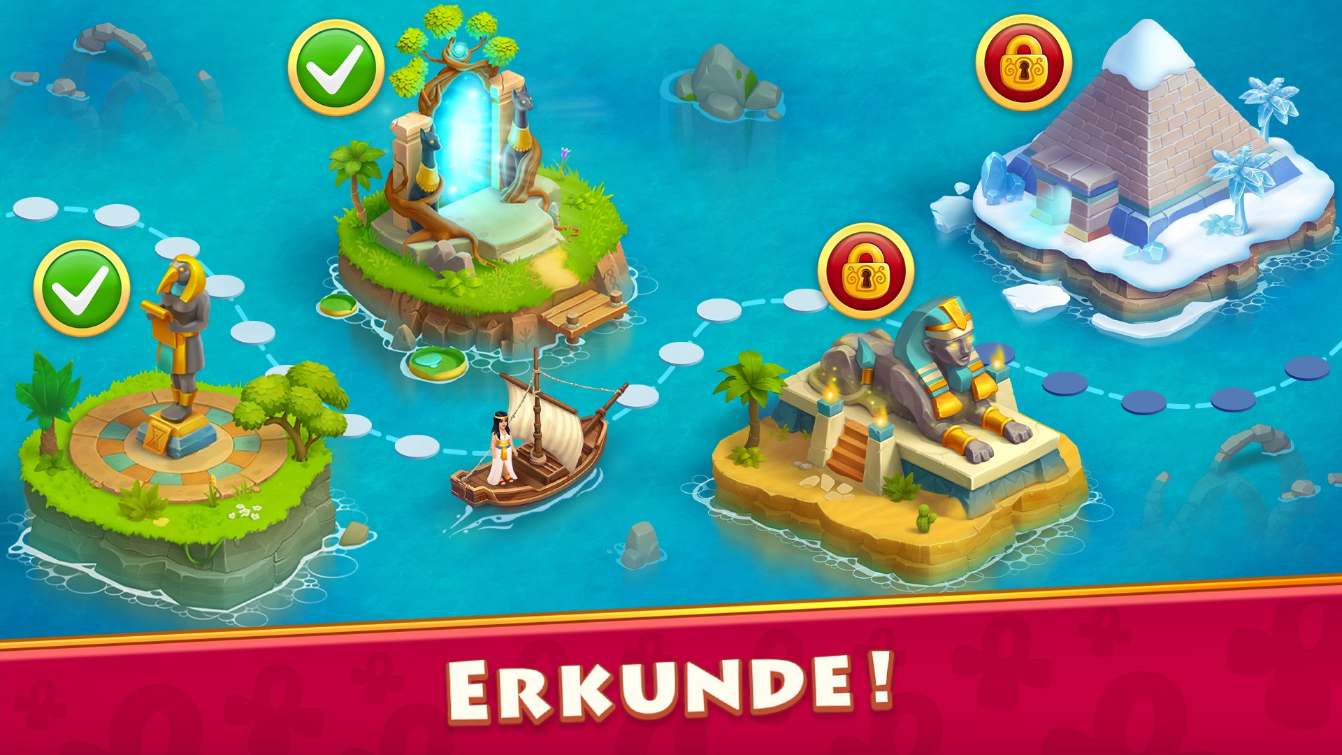 Cradle of Empires: 3 Gewinnt Spiele (Match 3) Screenshot