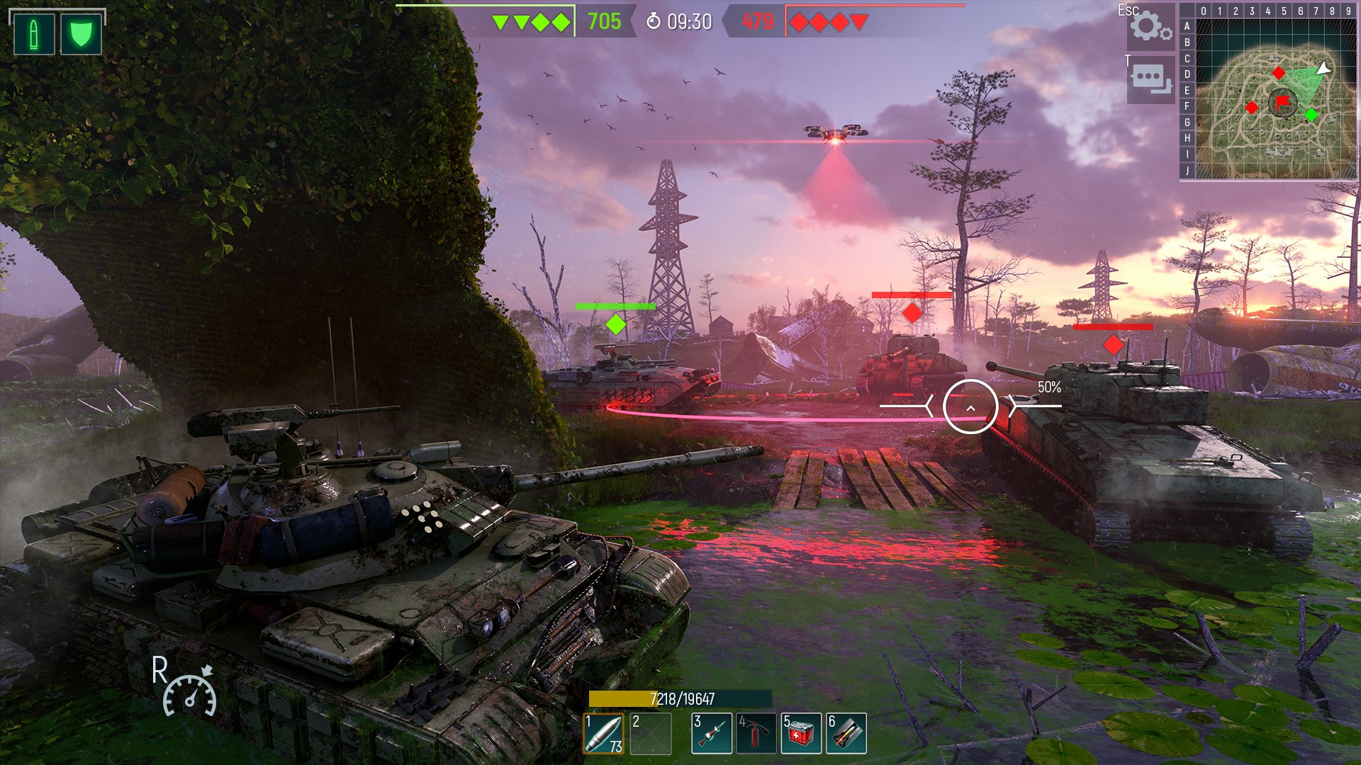 Tank Force: Panzerkriegsspiel auf modernen Panzern Screenshot