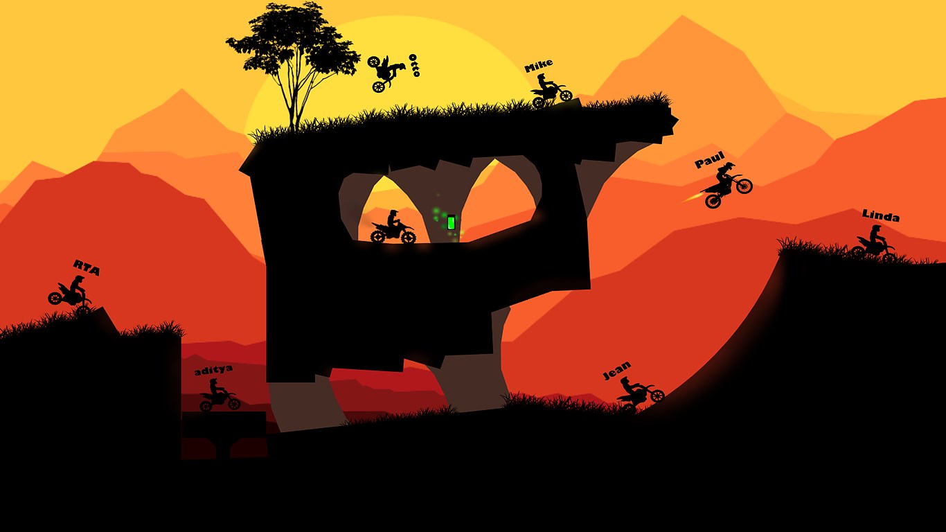 Captura de pantalla de Sunset Bike Racing - Motocross