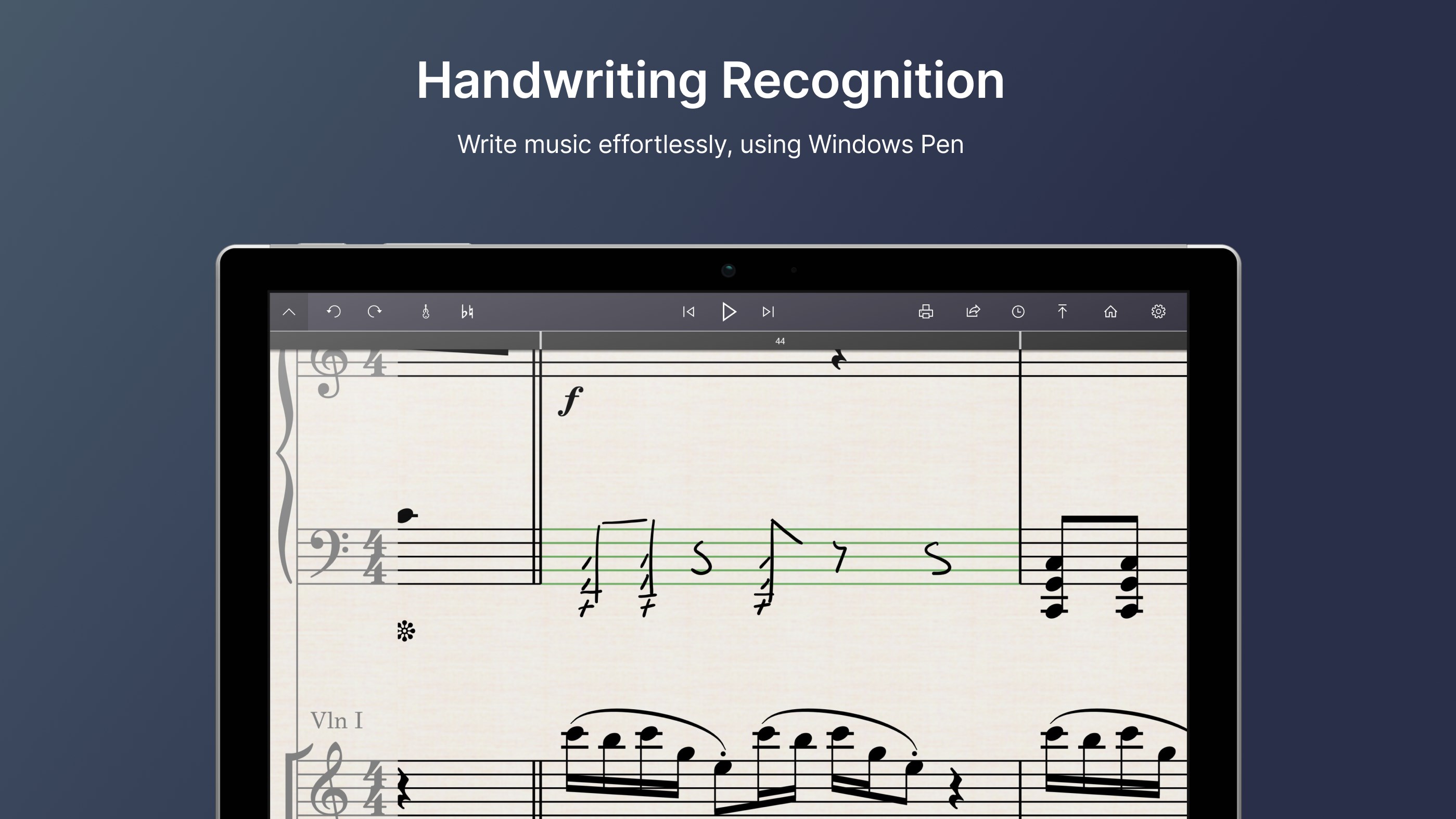 StaffPad screenshot