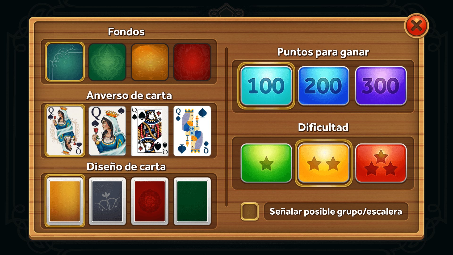Captura de pantalla de Gin Rummy Deluxe