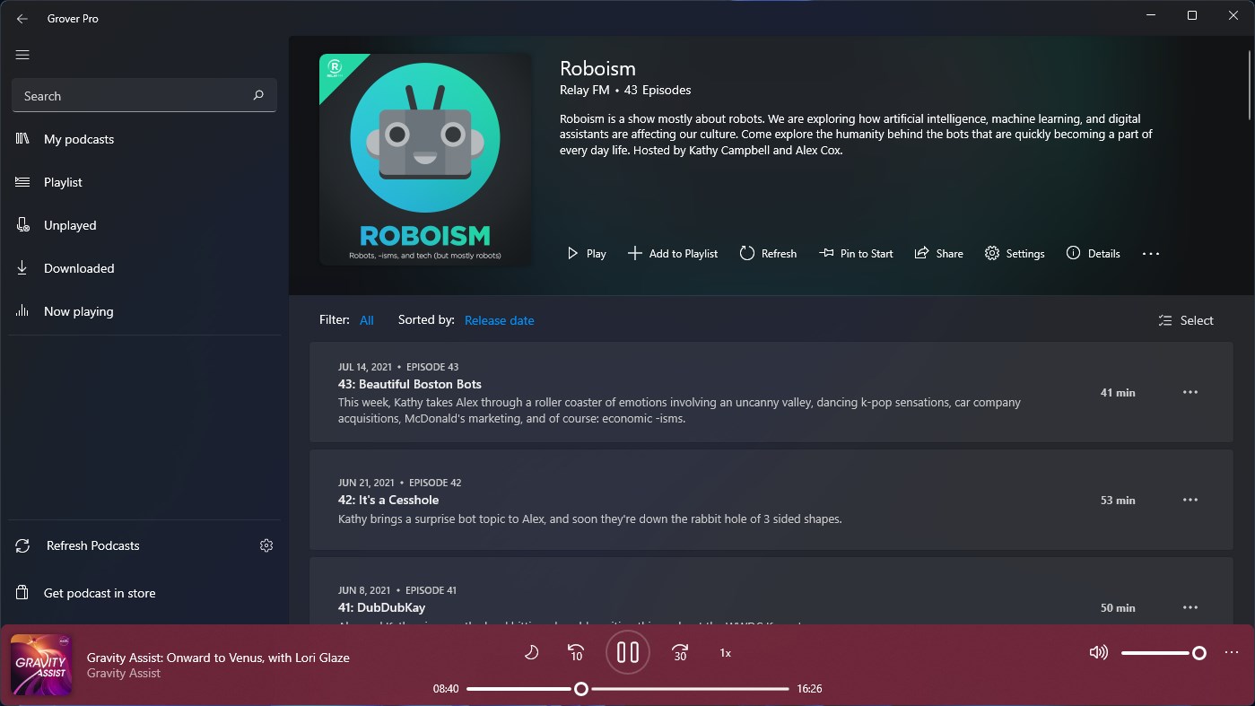 Grover Pro screenshot