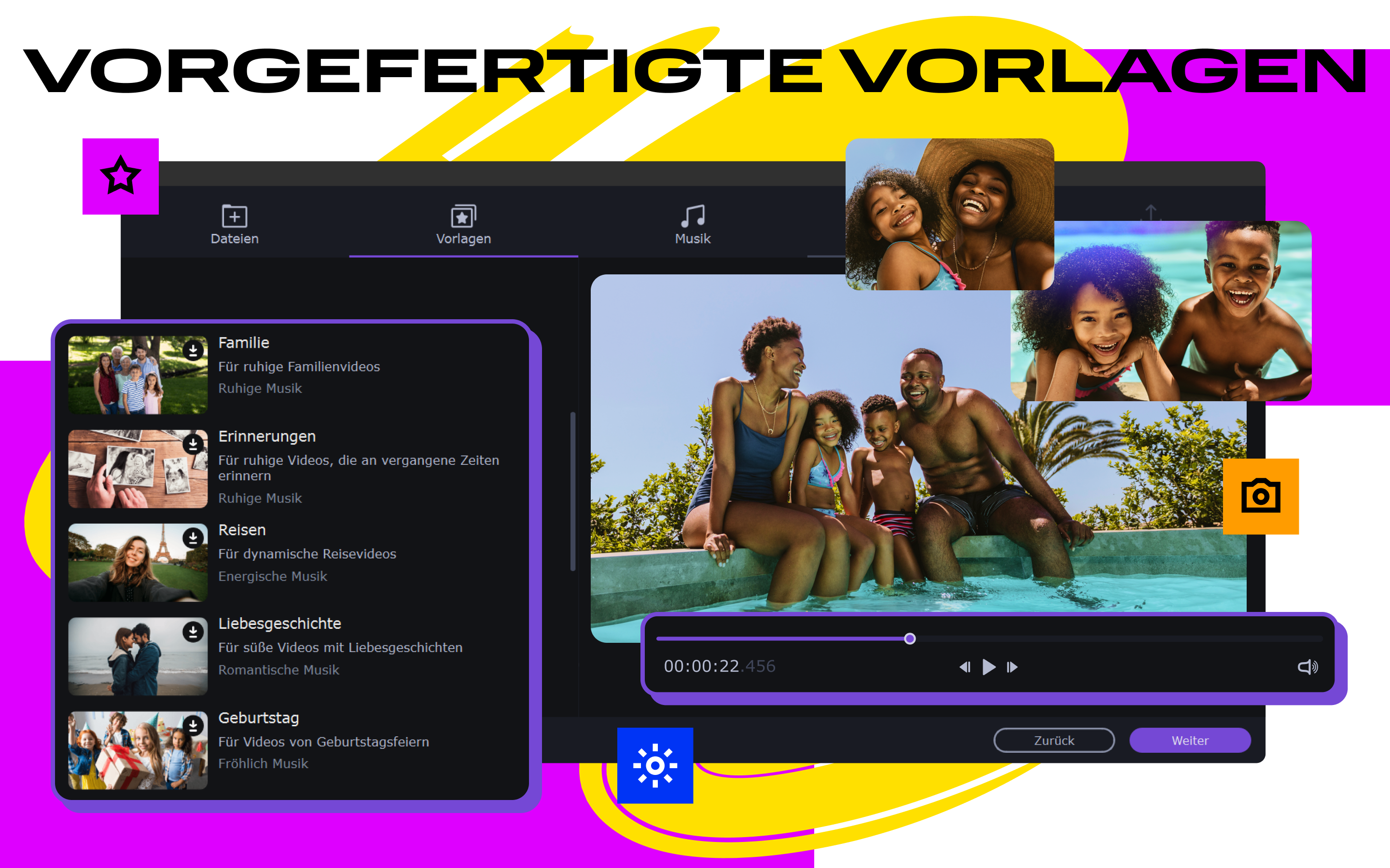 Movavi Slideshow Maker Screenshot