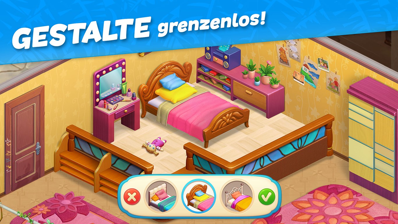 Hawaii Match-3 Mania: Homedesign & Kombi-Rätsel Screenshot