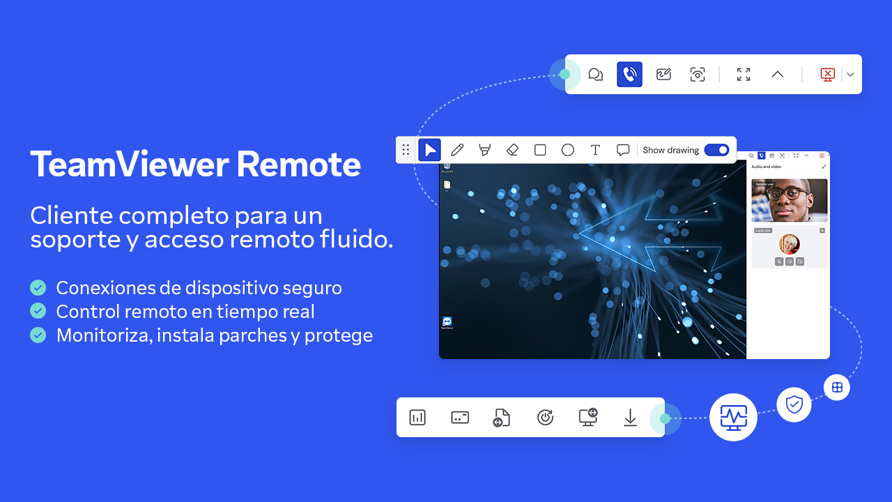 Captura de pantalla de TeamViewer Remote