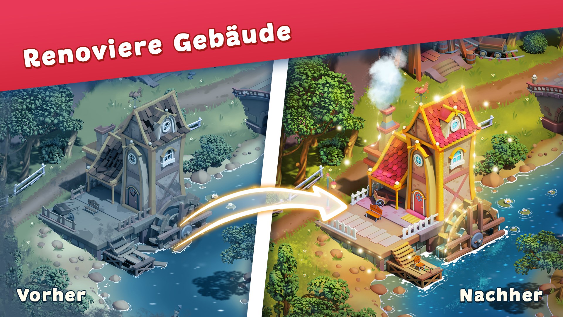 Gem Valley Match 3: Rätsel Screenshot