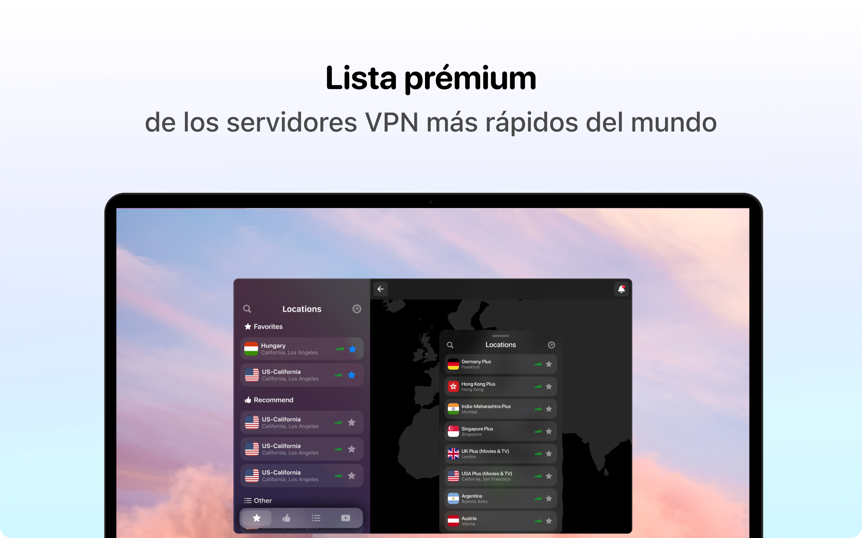 Captura de pantalla de VPN Unlimited®