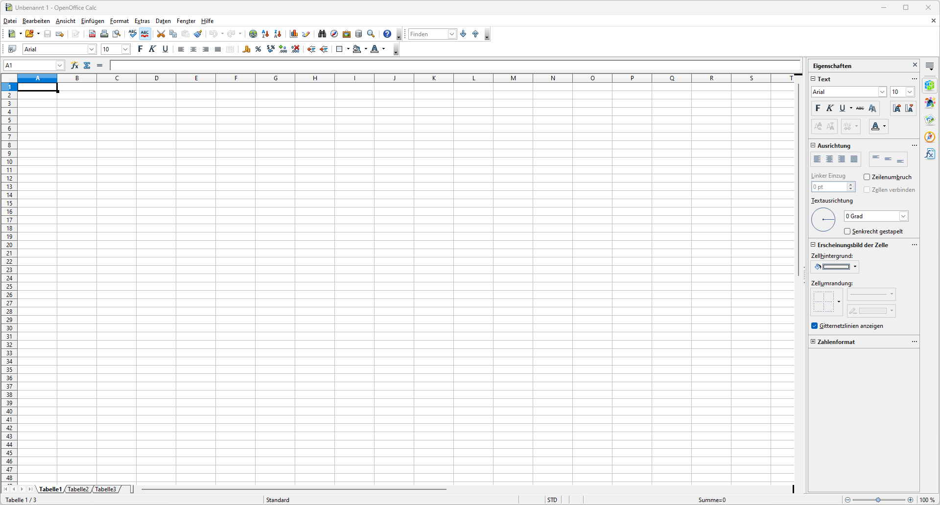 Apache OpenOffice Screenshot