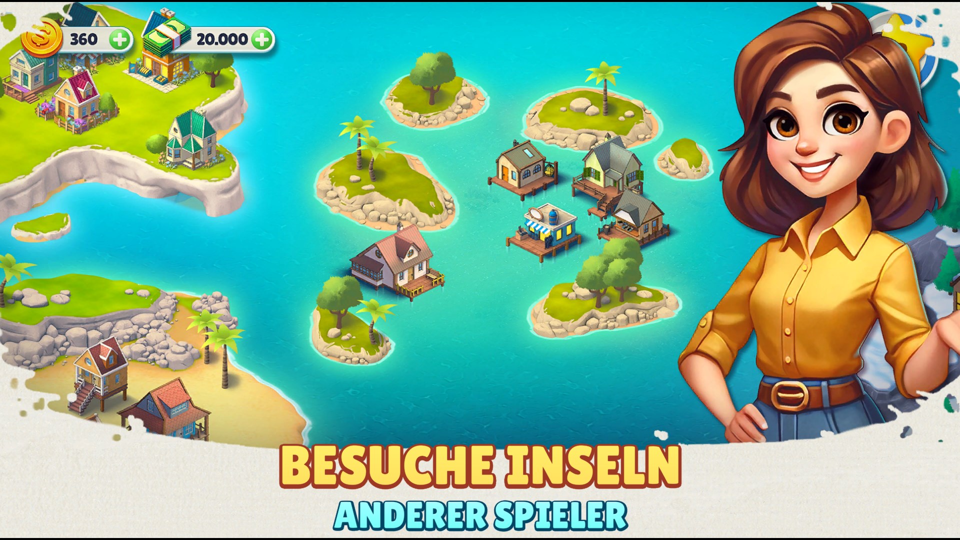 Cozy Town: Build Explore-Spiel Screenshot