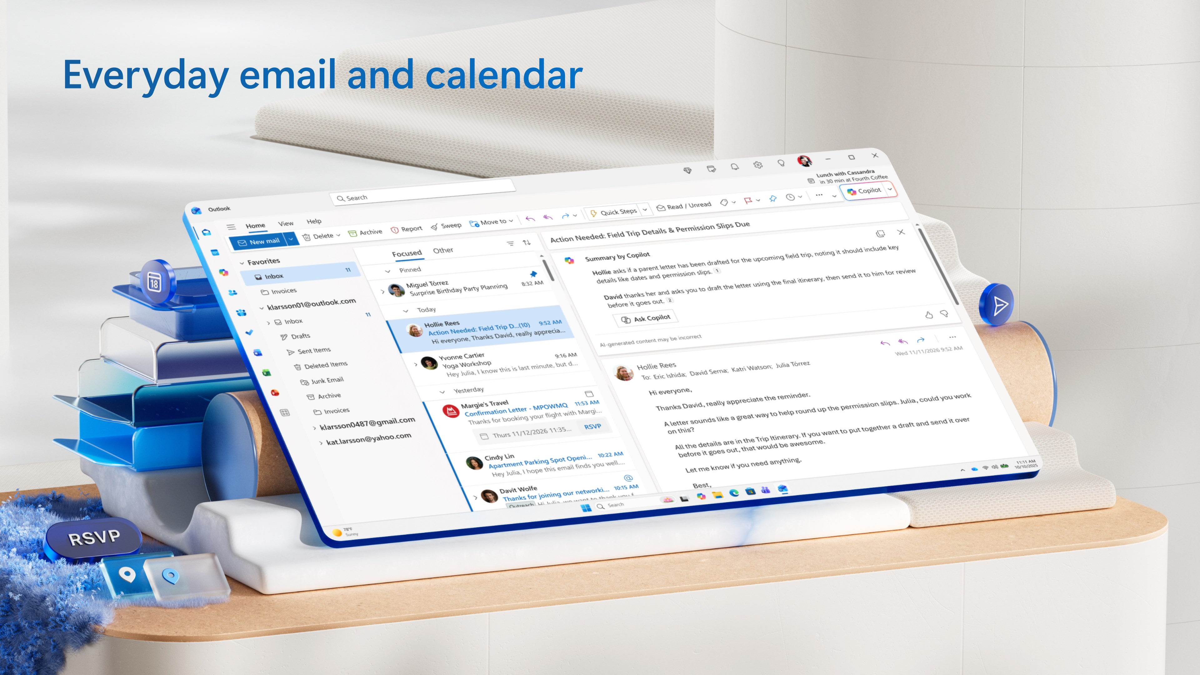 Outlook for Windows screenshot