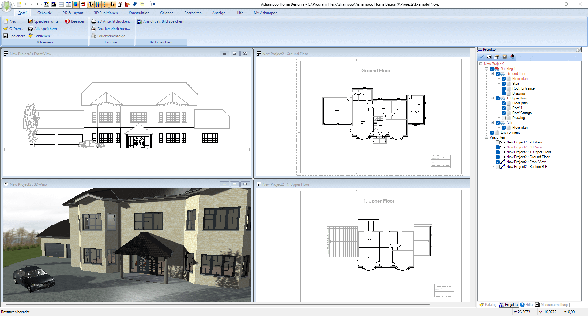 Ashampoo Home Design 9 Screenshot